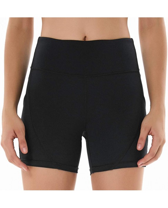 VUTRU Women's Biker Shorts with Pockets Workout Running Shorts Non See Through Gym Short Legging