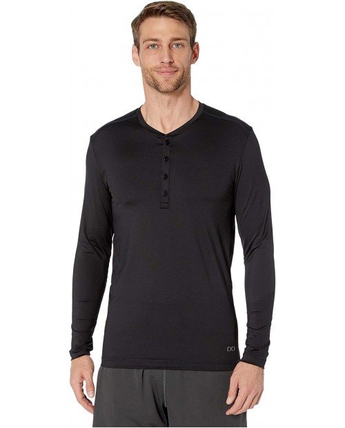 2XIST mens Speed Dri Sterling Henley Shirt at  Men’s Clothing store