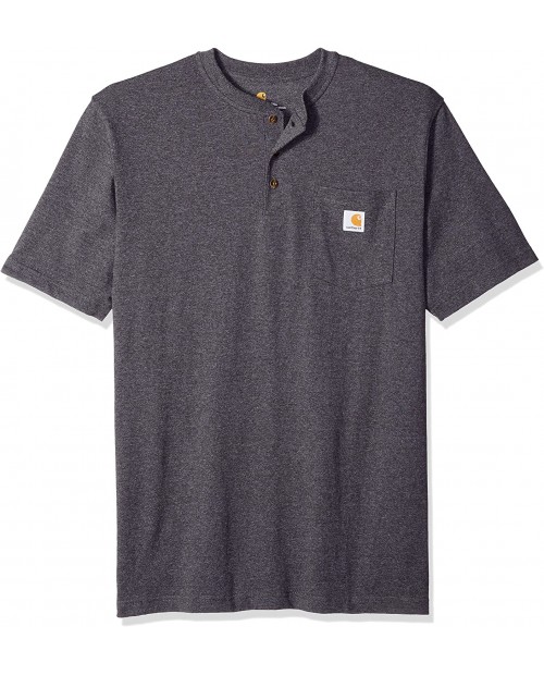 Carhartt Men's Workwear Pocket Henley Shirt Regular and Big & Tall Sizes