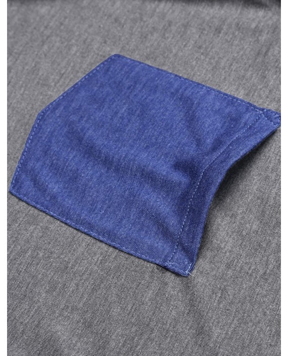 COOFANDY Men's Long Sleeve Henley Shirts Plain Raglan Cotton Casual Basic T Shirt at Men’s Clothing store