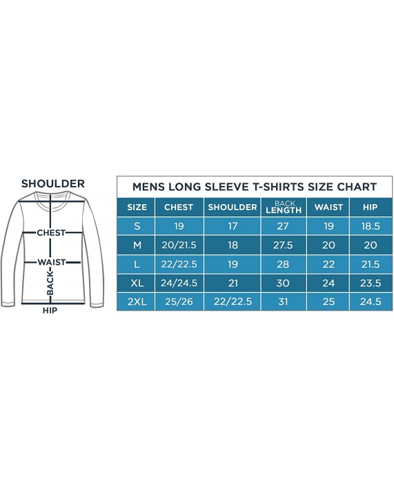 Decrum Mens Long Sleeve Soft Cotton - Plain Long Sleeve Shirt Men at Men’s Clothing store