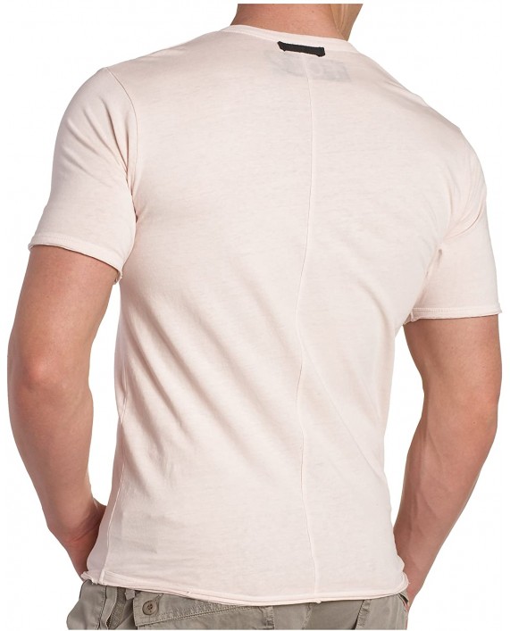 French Connection Men's Hawaiian Linen Jersey Henley Deco Small at Men’s Clothing store Henley Shirts