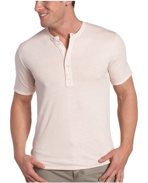 French Connection Men's Hawaiian Linen Jersey Henley Deco Small at  Men’s Clothing store Henley Shirts