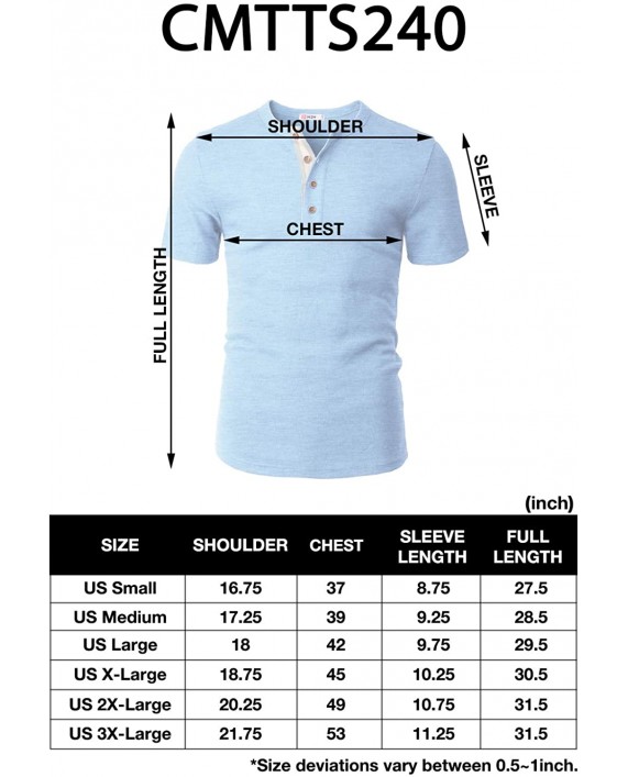 H2H Mens Casual Slim Fit Henley Shirts Short Sleeve Waffle Fabric at Men’s Clothing store