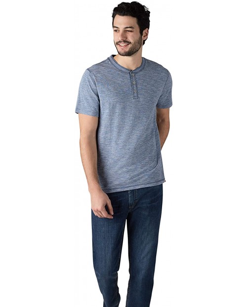 Lee Men’s Henley Short Sleeve T-Shirt | Casual Soft Breathable Cotton Tee - Regular Fit at  Men’s Clothing store