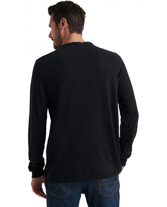 Lucky Brand Men's Long Sleeve Snap Henley at Men’s Clothing store
