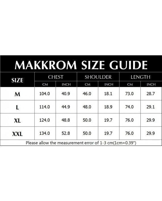 Makkrom Men's Slim Fit Long Sleeve Henley T-Shirts Casual Front Placket Basic Cotton Shirts at Men’s Clothing store