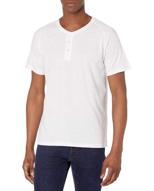 Organic Signatures Short-Sleeve 100% Organic Cotton Lightweight Slub Henley Shirt for Men at  Men’s Clothing store