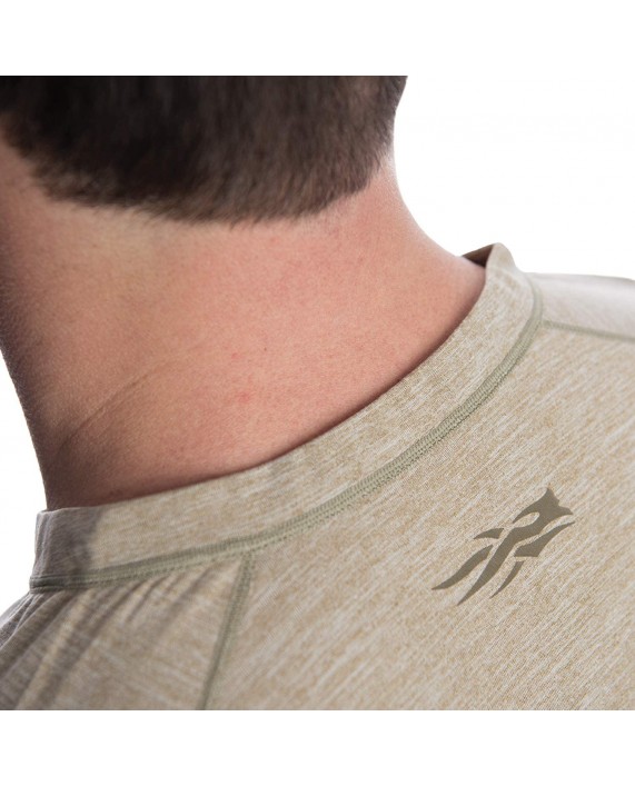 SITKA Gear Men's Hanger Work Long Sleeved Henley Shirt Lead Medium