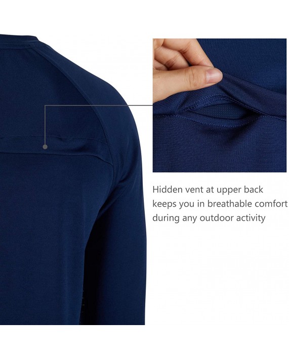 Bassdash Fishing Shirt for Men UPF 50+ Light Sweatshirt Vented Long Sleeve at Men’s Clothing store