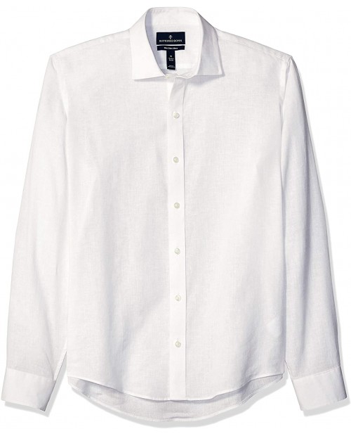  Brand - Buttoned Down Men's Slim Fit Casual Linen Cotton Shirt