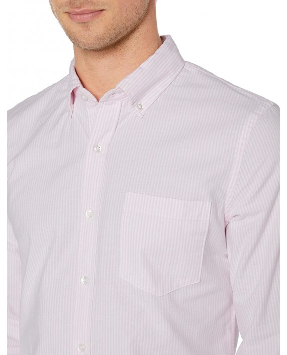 Brand - Goodthreads Men's Slim-Fit Long-Sleeve Striped Oxford Shirt