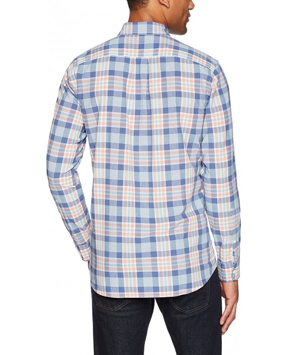 Brand - Goodthreads Men's Standard-Fit Long-Sleeve Lightweight Madras Plaid Shirt