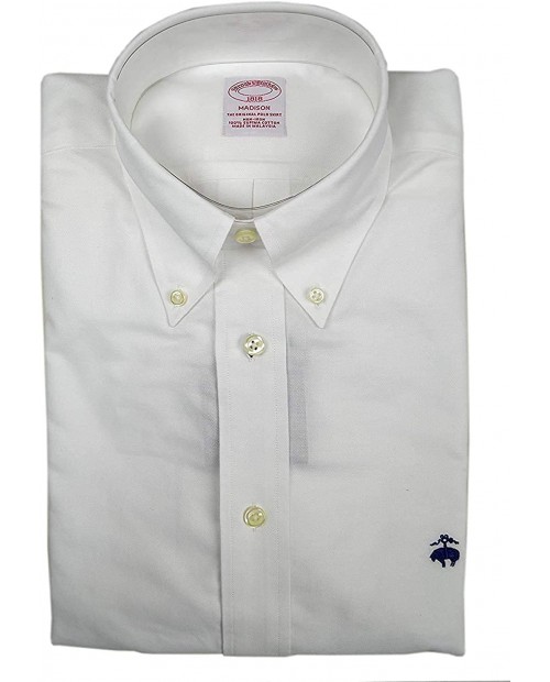 Brooks Brothers Men's Madison Classic Fit Supima Button Down Shirt at  Men’s Clothing store