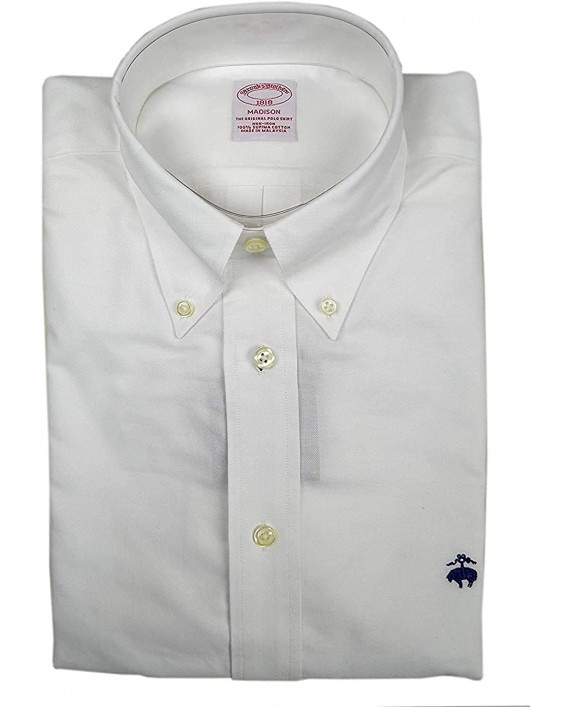 Brooks Brothers Men's Madison Classic Fit Supima Button Down Shirt at Men’s Clothing store