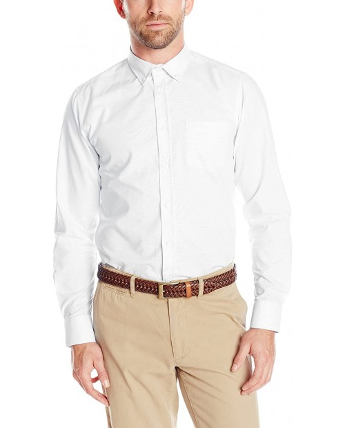 IZOD Uniform Young Men's Long Sleeve Button-down Oxford Shirt at  Men’s Clothing store