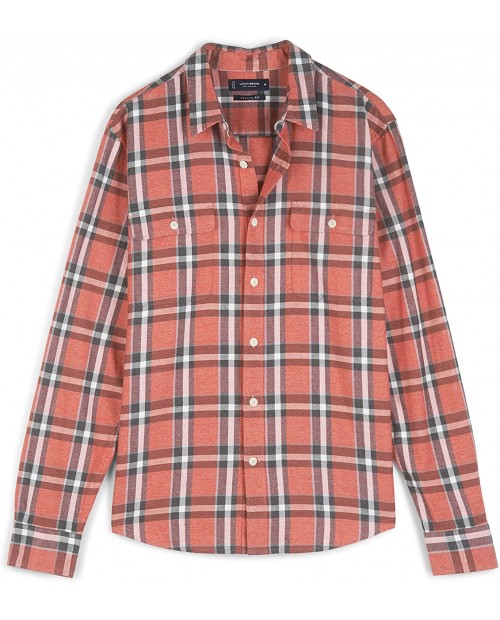 Lucky Brand Men's Long Sleeve Button Up Flannel Humboldt Workwear Shirt at  Men’s Clothing store