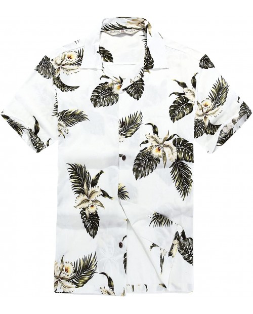 Men's Hawaiian Shirt Aloha Shirt at  Men’s Clothing store