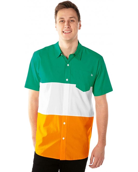 Men's St. Paddy's Day Hawaiian Shirts - St Paddy's Day Button Up Shirts at Men’s Clothing store