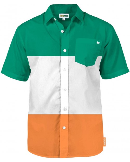 Men's St. Paddy's Day Hawaiian Shirts - St Paddy's Day Button Up Shirts at  Men’s Clothing store