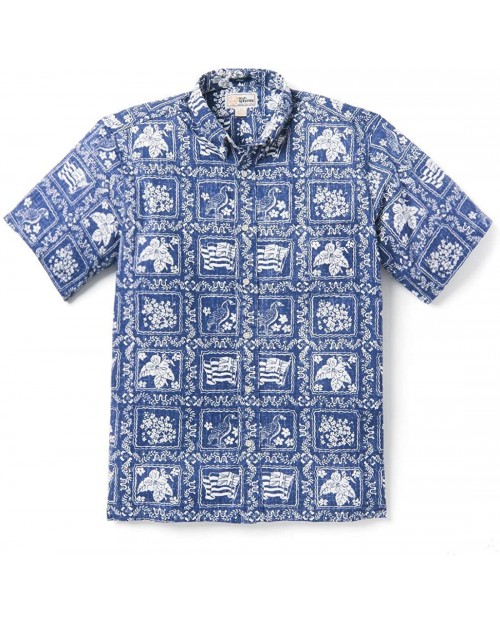 Reyn Spooner Men's Lahaina Sailor Classic Hawaiian Aloha Shirts - Button Front at  Men’s Clothing store