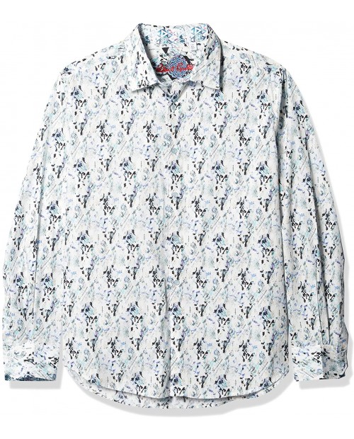 Robert Graham Men's Macau L S Woven Shirt at  Men’s Clothing store