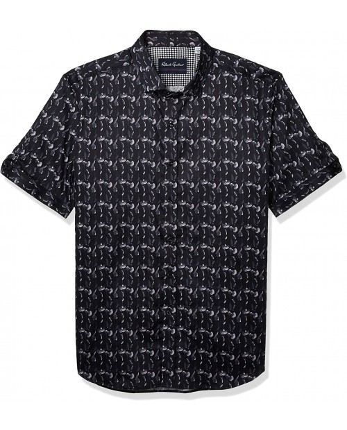 Robert Graham Men's S S Woven Shirt at  Men’s Clothing store