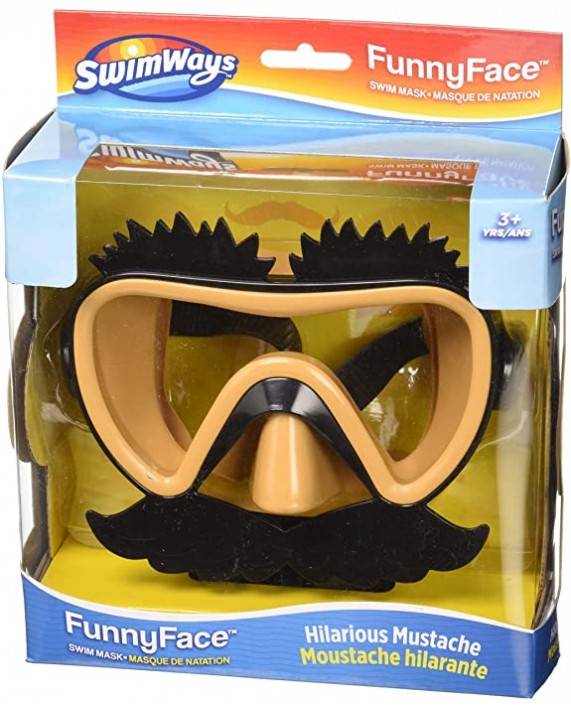 SwimWays 6047310 Swim Ways Funny Face Swim Mask-Mustache Null