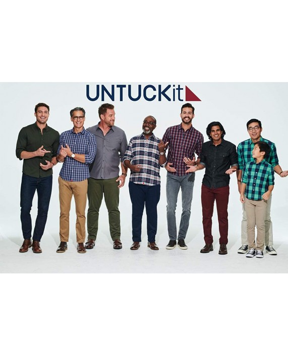 UNTUCKit Dessilani Untucked Shirt for Men at Men’s Clothing store