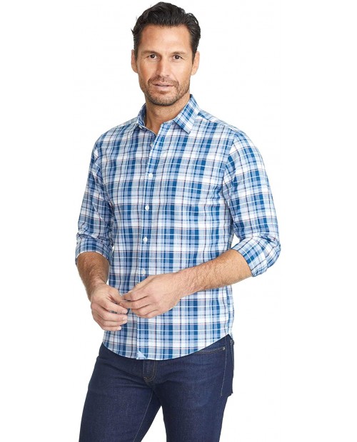 UNTUCKit Terrantez Wrinkle Free - Untucked Shirt for Men Long Sleeve at  Men’s Clothing store