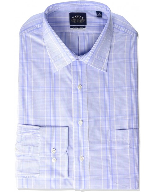 Eagle Men's Fit Dress Shirts Non Iron Stretch-Check-Big and Tall at  Men’s Clothing store