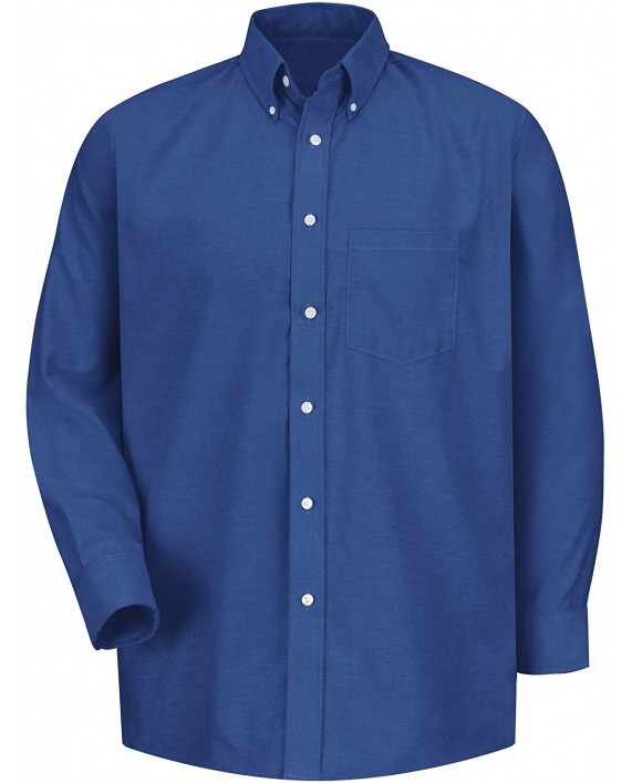 Red Kap mens Long Sleeve Solid Oxford Executive Shirt at Men’s Clothing store