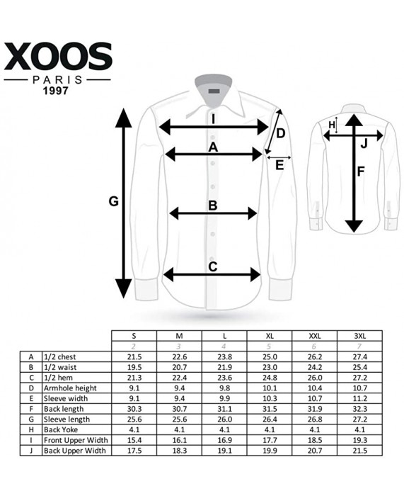 Xoos Paris - Men Fitted Printed Shirt Long Sleeves French Collar - Multicolors Butterflies at Men’s Clothing store