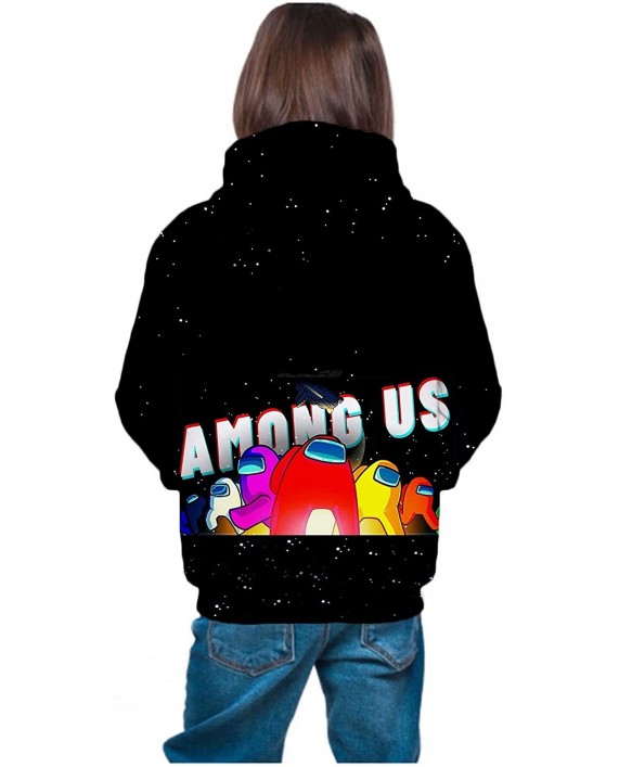 Among Us Children'S Hoodie 3D Digital Printing Pullover Sweatshirt