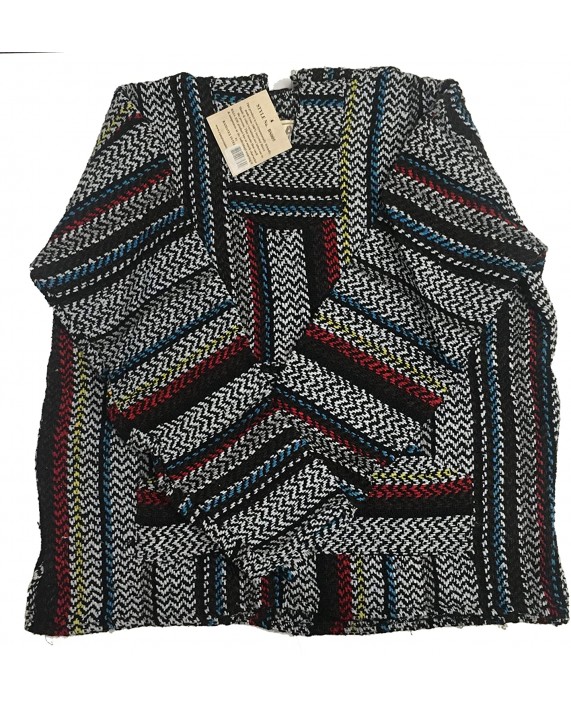 Baja Joe Striped Woven Eco-Friendly Jacket Coat Hoodie pinstripe at Men’s Clothing store