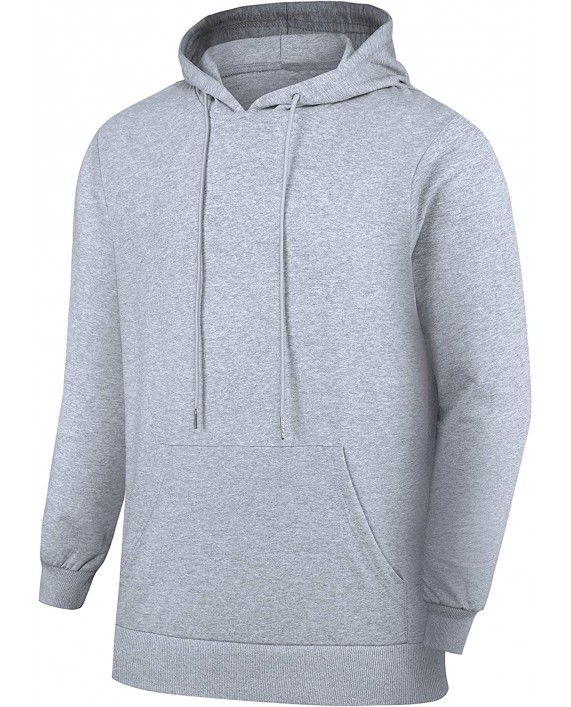Brosloth Men's Full-Zip Hooded Sweatshirt Casual Long Sleeve Shirts Sport Outwear Work Jacket