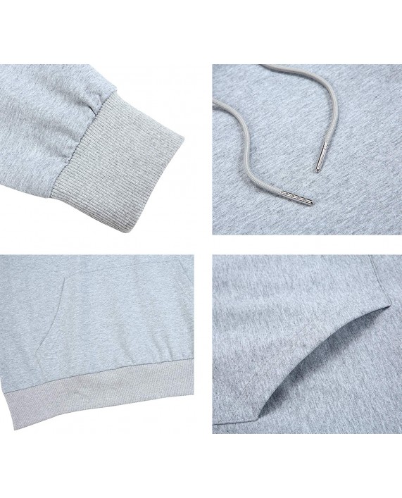 Brosloth Men's Full-Zip Hooded Sweatshirt Casual Long Sleeve Shirts Sport Outwear Work Jacket