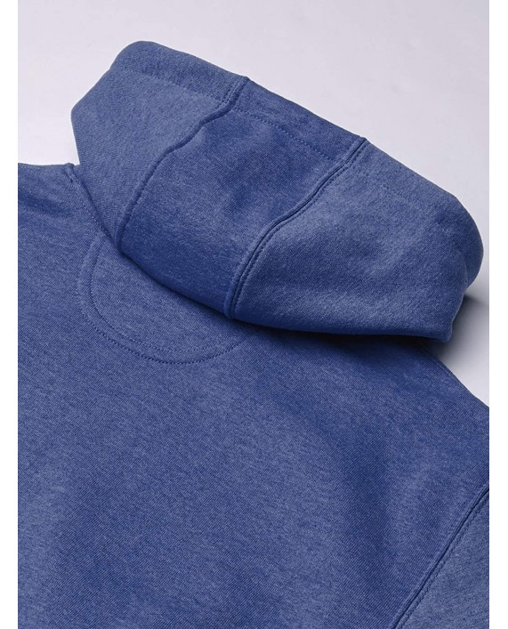 Carhartt Men's Midweight Sleeve Logo Hooded Sweatshirt Regular and Big & Tall Sizes Dusk Blue Heather X-Large Tall
