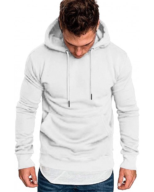 COOFANDY Men's Hoodies Sweatshirts Cotton Fleece Lightweight Long Sleeves Athletic Pullovers