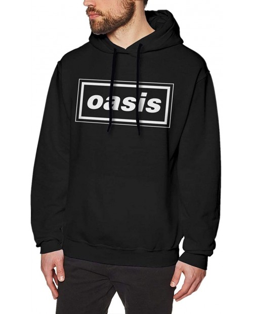 Digitwhale Men's with Oasis Logo Pullover Hooded Sweatshirt