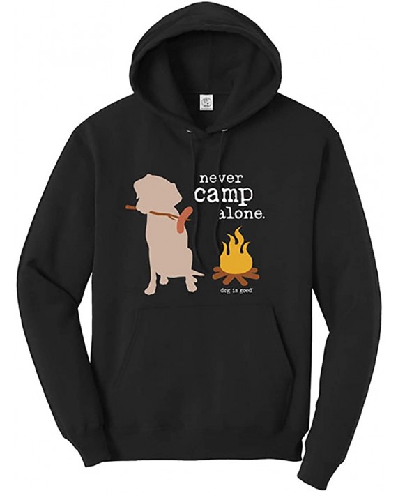 Dog is Good Unisex Hoodie Never Camp Alone