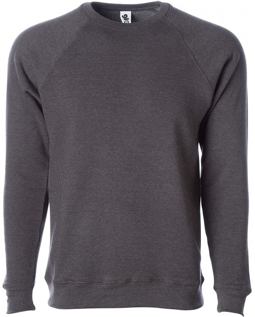 Global Blank Men’s Adult Classic Crewneck Sweatshirt Soft Fleece Athletic Crew at Men’s Clothing store