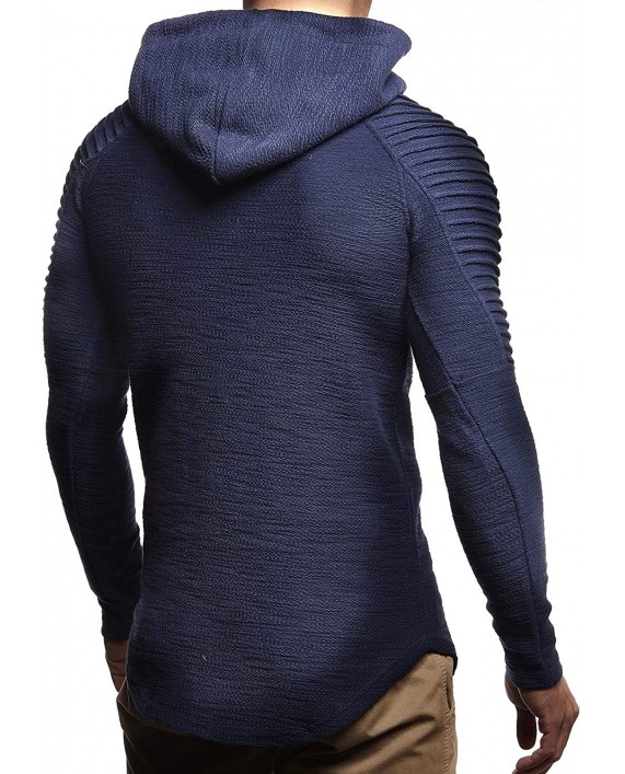 Leif Nelson LN8128 Men's Oversized Hoodie Sweatshirt at Men’s Clothing store