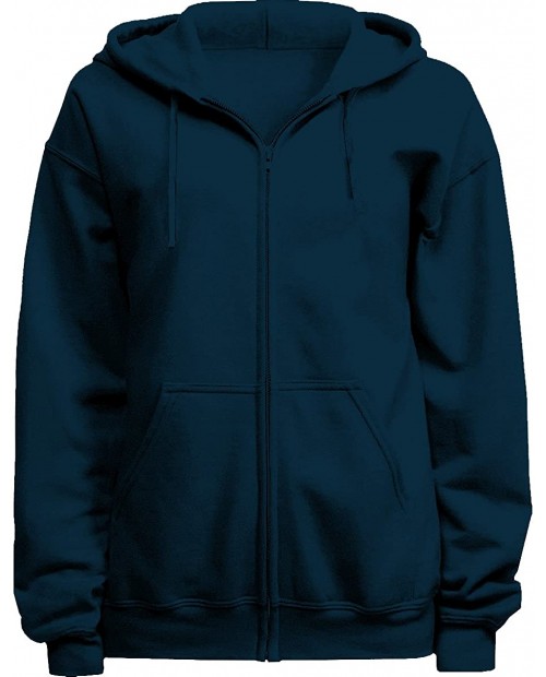 Licensed Mart Mens Hipster Hip Hop Basic Zip-Up Hoodie Lightweight Fleece Jacket