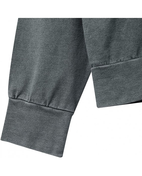 Men's Drawstring Hoodies Letter Print Long Sleeve Hooded Sweatshirt Top at Men’s Clothing store