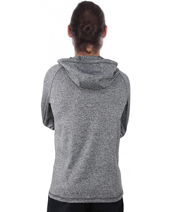 Men's Long Sleeve Pullover Hoody Sweatshirt Melange Polyester Spandex at Men’s Clothing store