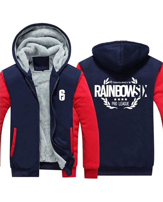 Rainbow Six Siege Hoodie Fleece Lined cotton hoodie with plushSize XL at Men’s Clothing store