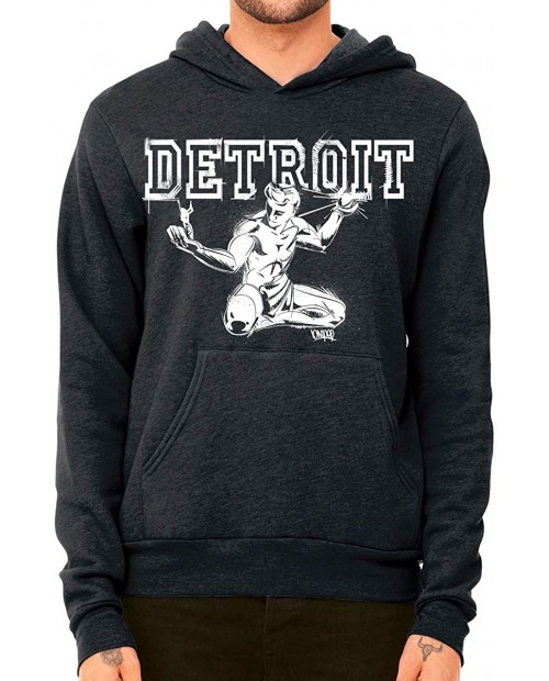 Rock City Threads Spirit of Detroit Fashion Hoodie at Men’s Clothing store