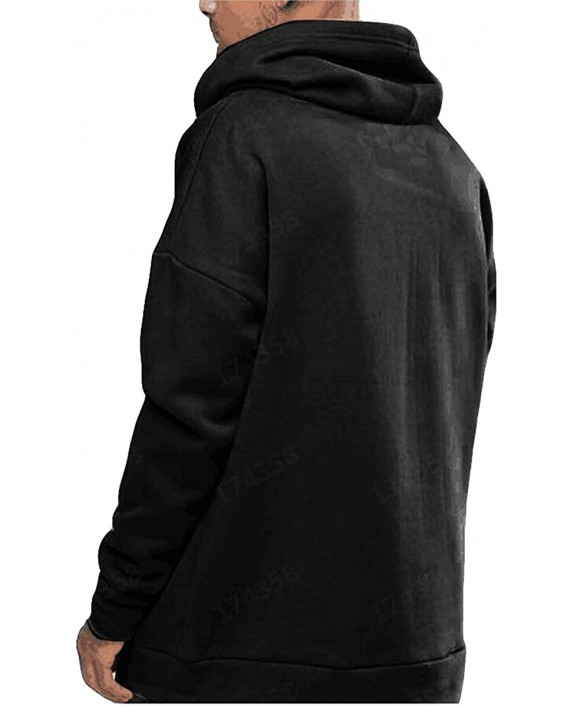 Seidarise Men's hip hop hoodie Streetwear Casual Pullover Relaxed Fit Sweatshirt at Men’s Clothing store