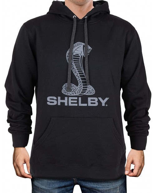 Shelby American Cobra Super Snake Logo Hoody - Black at  Men’s Clothing store